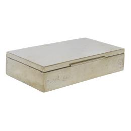 73  -  CAJA CIGARRERA DE PLATA DE LOS AÑOS 60