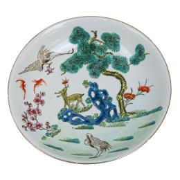 431  -  PLATO EN PORCELANA CHINA DEL PRIMER TERCIO DEL S.XX