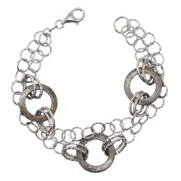 89  -  PULSERA DE DISEÑO EN PLATA