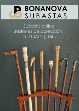 SUBASTA ONLINE BASTONES DE COLECCIÓN