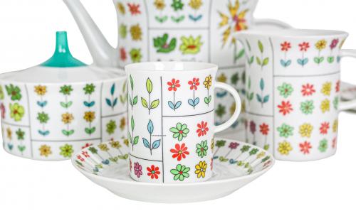 JUEGO DE CAFÉ EN PORCELANA ROSENTHAL