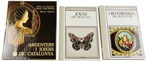 TRES LIBROS SOBRE JOYERIA