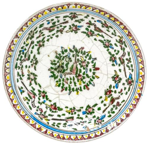 PLATO DE PORCELANA ORIENTAL DE MEDIADOS DE SIGLO XX