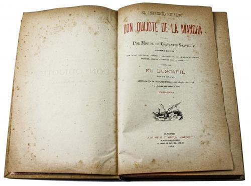 "EL INGENIOSO HIDALGO DON QUIJOTE DE LA MANCHA"