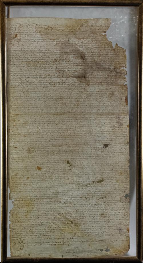 DOCUMENTO MANUSCRITO DE PRINCIPIOS DE SIGLO XVII