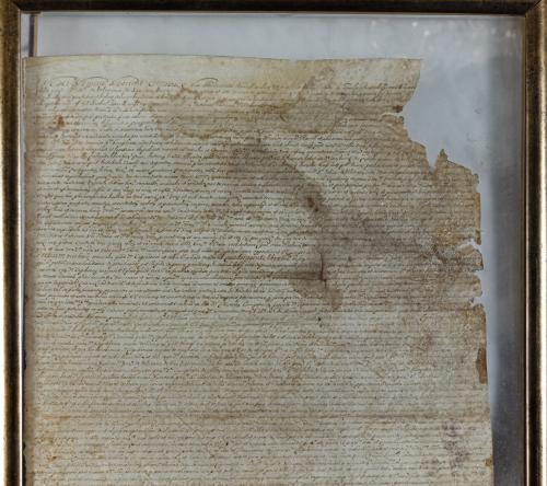 DOCUMENTO MANUSCRITO DE PRINCIPIOS DE SIGLO XVII