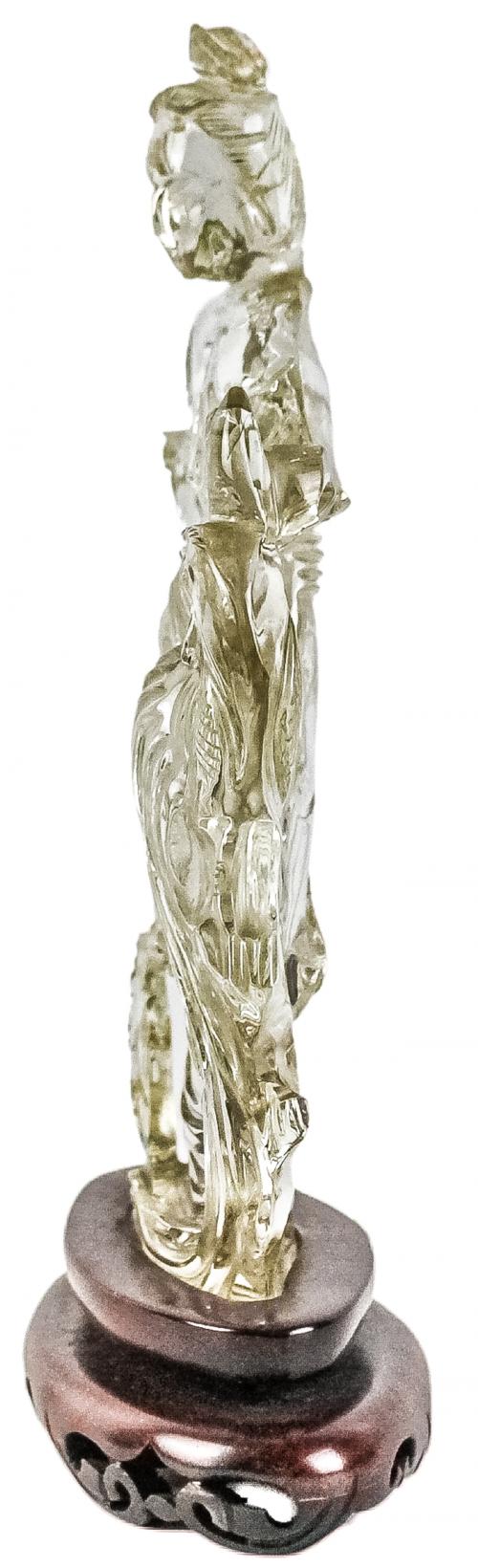 FIGURA CRISTAL DE ROCA "GEISHA"