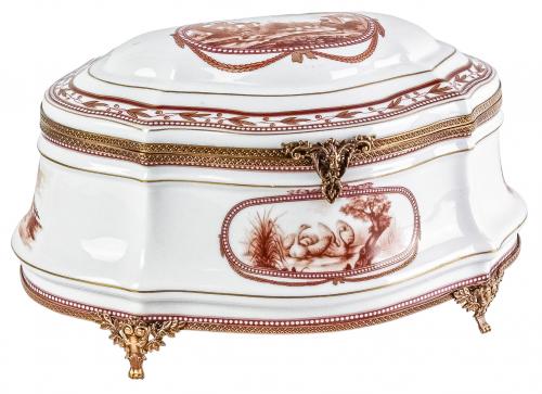 CAJA PORCELANA BLANCA