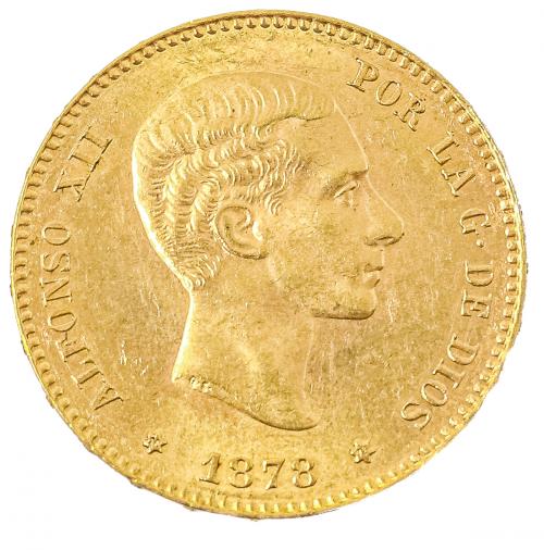 MONEDA DE ORO DE 1878