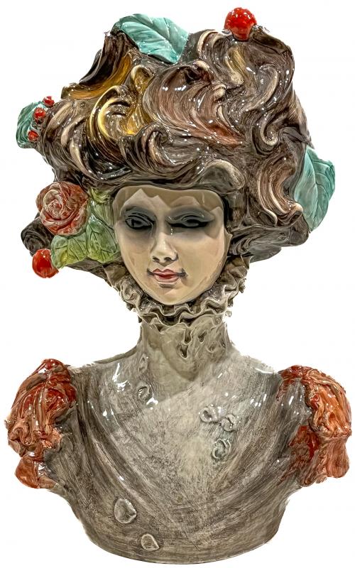 FIGURA PORCELANA "BUSTO DE DAMA"