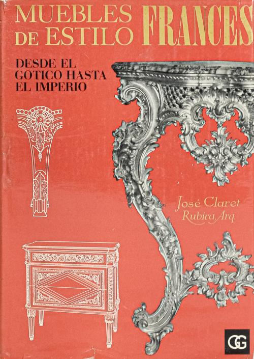 TRES LIBROS DE MUEBLES DE ESTILO ESPAÑOL, FRANCÉS E INGLÉS"