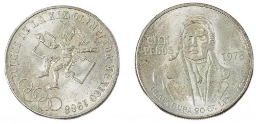 LOTE DE MONEDAS DE PLATA