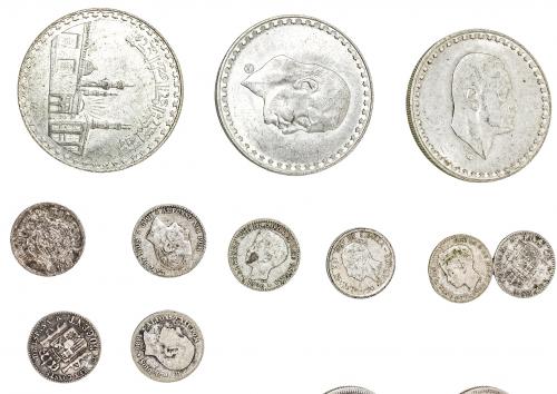 LOTE DE MONEDAS DE PLATA