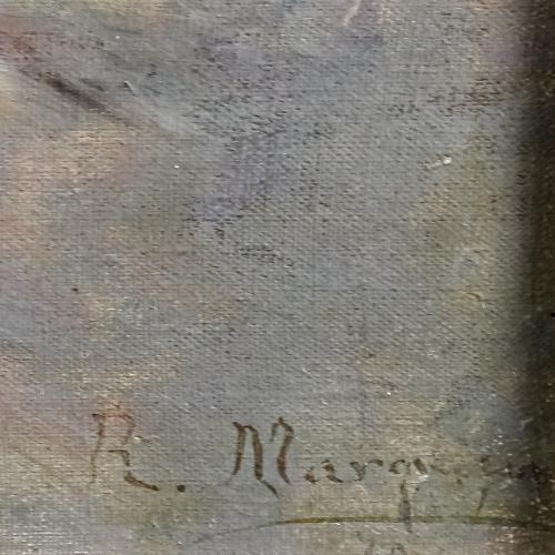 FIRMADO ILEGIBLE DE ESCUELA CATALANA DE FINALES DE S. XIX