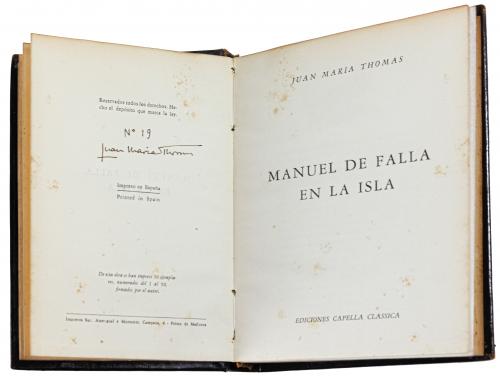 "MANUEL DE FALLA EN LA ISLA"