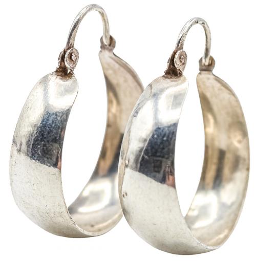 PENDIENTES ARGOLLAS DE PLATA