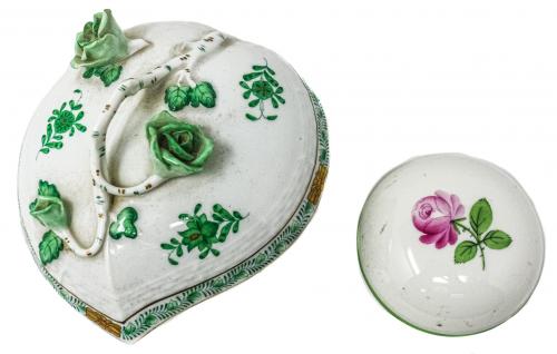 DOS CAJITAS EN PORCELANA DE LOS AÑOS 60