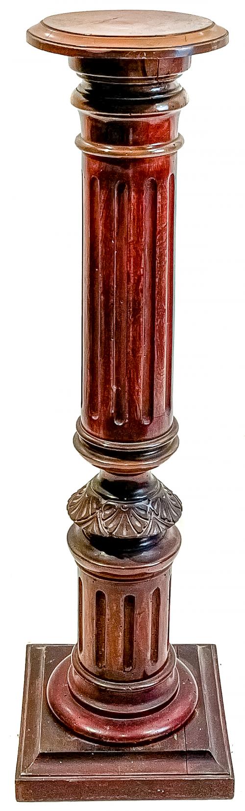 COLUMNA PEDESTAL DE MADERA