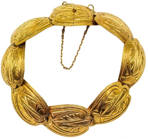 PULSERA DE ORO DEL S.XIX