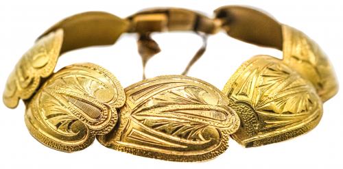 PULSERA DE ORO DEL S.XIX