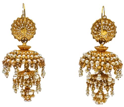 PENDIENTES VALENCIANOS DEL S.XIX