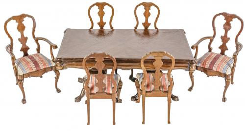 COMEDOR EN MINIATURA ESTILO CHIPPENDALE