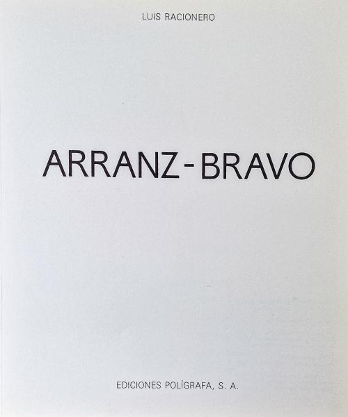 DOS LIBROS DE ARRANZ BRAVO