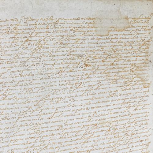 DOCUMENTO NOTARIAL ENMARCADO DE 1549