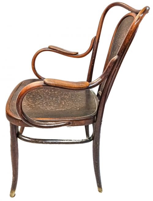 SILLA CON APOYABRAZOS ESTILO THONET