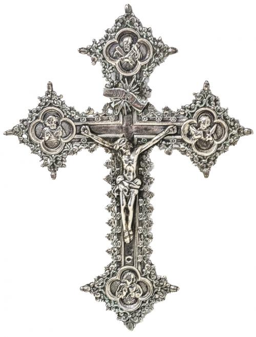 CRUZ DE PLATA DE MEDIADOS DE SIGLO XX