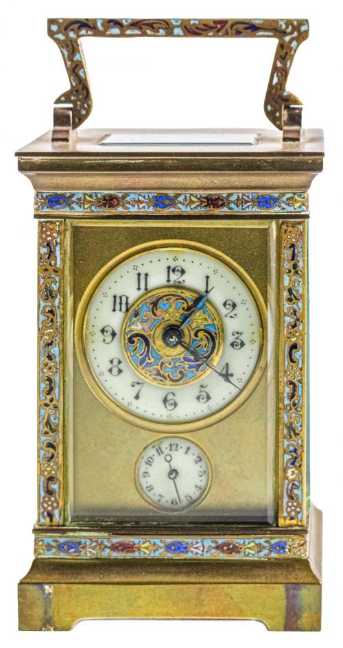 RELOJ DE CARRUAJE DE FLES. DEL S.XIX