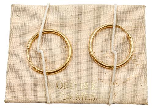 PENDIENTES ARGOLLAS DE ORO