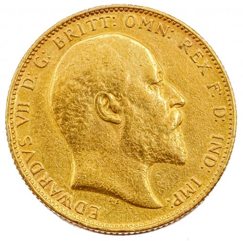 MONEDA DE ORO INGLESA DE 1902