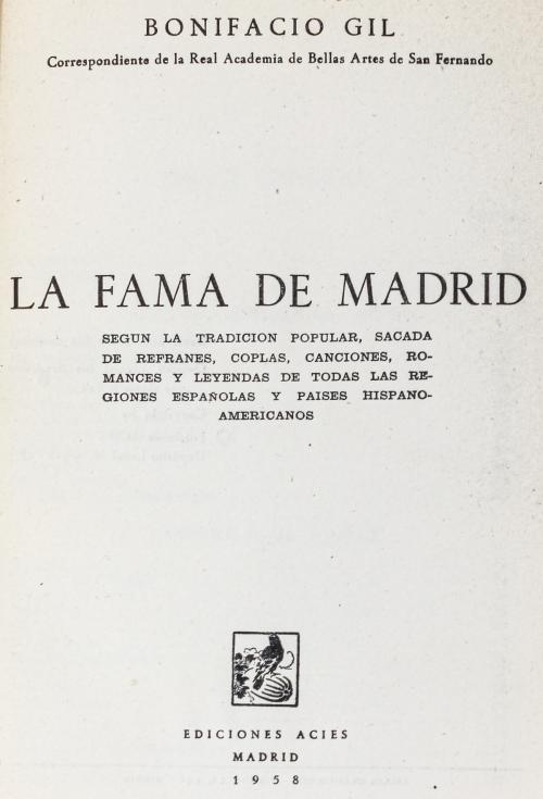 "LA FAMA DE MADRID"