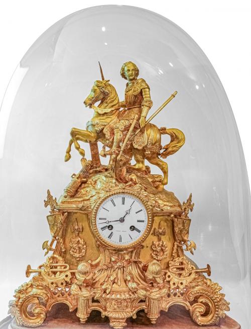 RELOJ DE SOBREMESA FRANCÉS DEL S.XIX