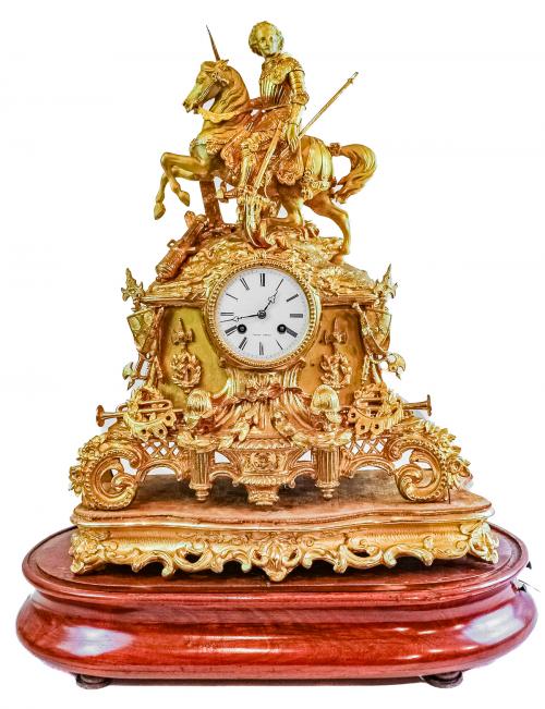 RELOJ DE SOBREMESA FRANCÉS DEL S.XIX