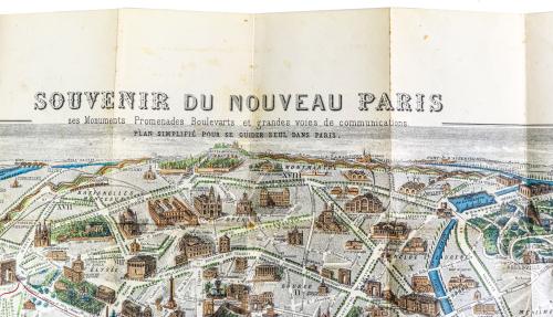 MAPA "SOUVENIR DU NOUVEAU PARIS"