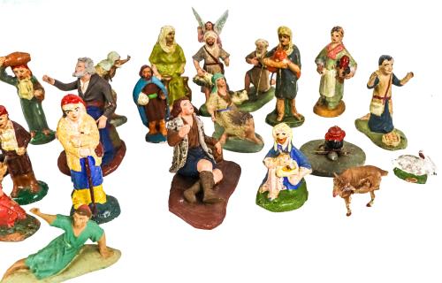 COLECCIÓN DE FIGURAS PESSEBRE DE LA PRIMERA MITAD DE S. XX