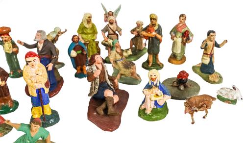 COLECCIÓN DE FIGURAS PESSEBRE DE LA PRIMERA MITAD DE S. XX