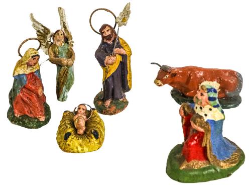 COLECCIÓN DE FIGURAS PESSEBRE DE LA PRIMERA MITAD DE S. XX