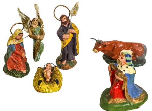 COLECCIÓN DE FIGURAS PESSEBRE DE LA PRIMERA MITAD DE S. XX