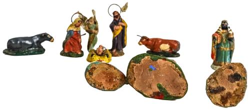 COLECCIÓN DE FIGURAS PESSEBRE DE LA PRIMERA MITAD DE S. XX