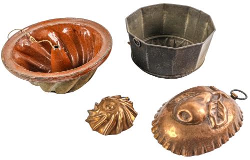 CONJUNTO DE MOLDES DE COCINA DEL PRINCIPIOS DEL S.XX