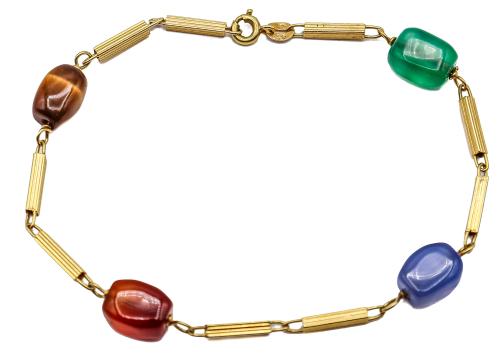 PULSERA CON PIEDRAS SEMIPRECIOSAS