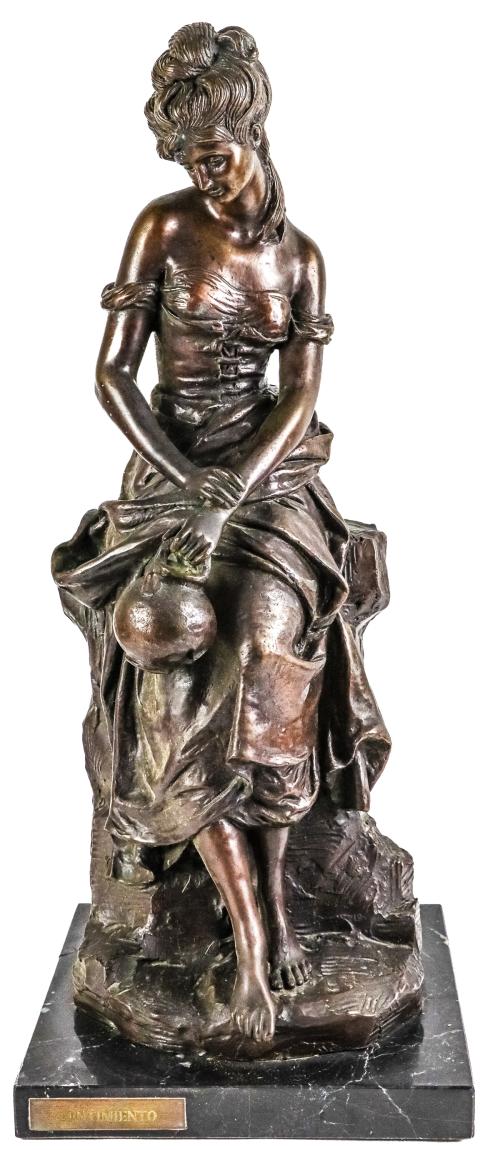 FIGURA EN BRONCE DE LA SEGUNDA MITAD DE SIGLO XX