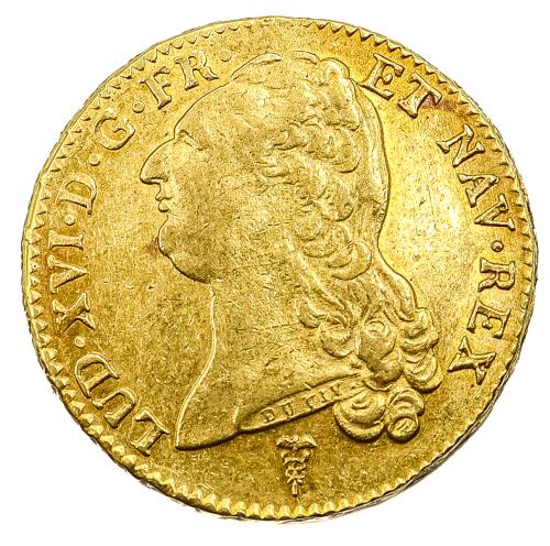 UNA MONEDA DE ORO DE LOUIS XVI