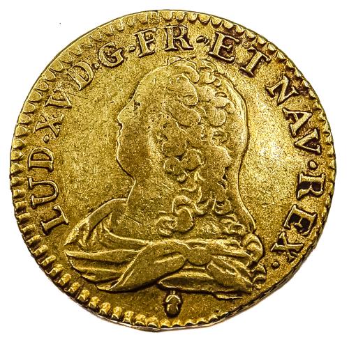 MONEDA DE ORO FRANCESA DE 1726