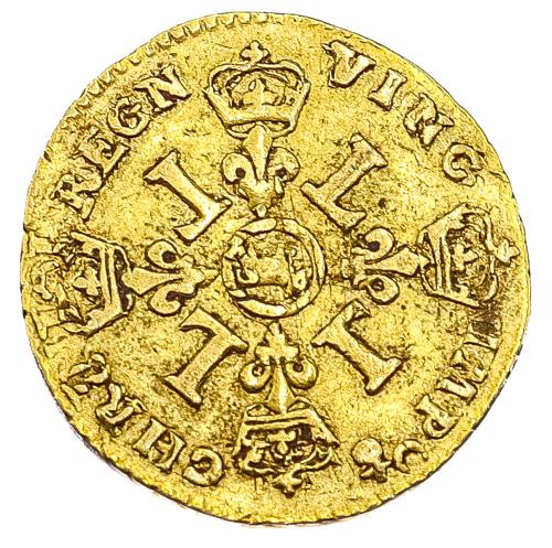 MONEDA DE ORO FRANCESA DE 1694