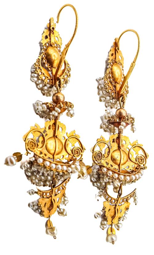 PENDIENTES VALENCIANOS DEL S.XIX