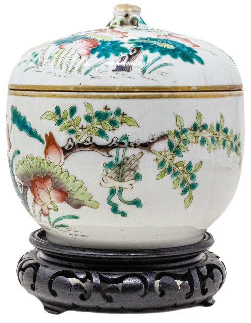 TARRO DE PORCELANA CHINA DEL PRIMER TERCIO DE S. XX